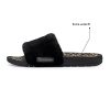 317kwTmZnXL._SL500_.jpg Hey Dude Sandales Peggy pour Femme, Imprimé panthère Noir