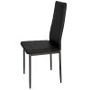 318jtQnGDHL._SL500_.jpg TecTake Lot de Chaise de Salle à Manger 41x45x98,5cm - diverses Couleurs et modèles au Choix - (2X Noir | No. 401838)