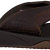 319axHesoUL._SL500_.jpg Reef Leather Fanning, Tongs Homme, Dark Brown, 36 EU