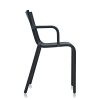 Kartell Generic A, Chaise, Noir, Set de 2