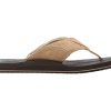 Sanuk Men's Fault Line Thong Sandal (12 D(M) US, Tan,Brown)