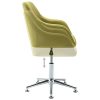 Lot de 2 Chaises de Salle à Manger Pivotantes vertes