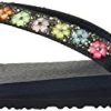 Skechers Meditation-Daisy Delight, Tongs Femme, Bleu (Navy)