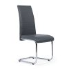 IDMarket - Lot de 4 chaises MIA Grises pour Salle à Manger