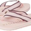 31RZG3Hc0TL._AC_.jpg Tommy Hilfiger Th Hardware Flat Beach Sandal, Tongues Femme