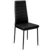 31TezRisuZL._SL500_.jpg TecTake Lot de Chaise de Salle à Manger 41x45x98,5cm - diverses Couleurs et modèles au Choix - (2X Noir | No. 401838)