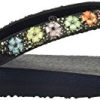 Skechers Meditation-Daisy Delight, Tongs Femme, Bleu (Navy)
