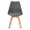 31VcPZT8VXL._SL500_.jpg IDMarket - Lot de 4 chaises SARA Gris foncé pour Salle à Manger