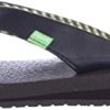 Sanuk Yoga Mat 128083, Tongs femme - Marron