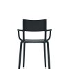 Kartell Generic A, Chaise, Noir, Set de 2