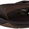 31duhvIMdwL._SL500_.jpg Reef Leather Fanning, Tongs Homme, Dark Brown, 36 EU