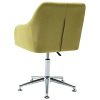 Lot de 2 Chaises de Salle à Manger Pivotantes vertes