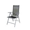 31lA1d35v5L._SL500_.jpg Chicreat - Lot de 2 chaises pliantes en aluminium, dossier réglable en 7 positions, Argenté et noir
