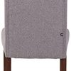 31nab1kLu1S._SL500_.jpg CLP Chaise De Salle A Manger Lisburn en Velours Ou Tissu I Piètement en Bois De CaoutchoucI Dossier Capitonné I Confort Et Stabilité, Couleur:Gris, matière:Tissu