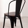 SKLUM Chaise en Bois empilable LIX Noir Bois Foncé