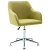 Lot de 2 Chaises de Salle à Manger Pivotantes vertes
