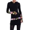 3Elfen Hoodie Robes Capuchon Vintage Hiver Femme Pull Manche Longue 3Elfen Hoodie Robes Capuchon Vintage Hiver Femme Pull Manche Longue by Noir Papillon L Mini