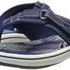 Clarks - Tongs Breeze Sea H Femme, Navy Synthetic