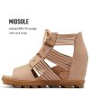 Sorel Women's Joanie II Lace Huarache Wedge Sandal - Honest Beige