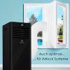 4169hBJ8j8L._SL500_.jpg KESSER® Climatisation Climatiseur mobile 4 en 1 TOUR refroidir, déshumidifier, aérer, ventilateur - climatisation avec matériel de montage, télécommande et minuterie, (EEK : A), noir, 9000BTU