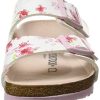 417BQgW3VIL._SL500_.jpg Birkenstock Sandales Arizona Birko-Flor, Femme, Marron (Blossom White)