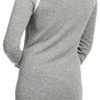 4181nY7-VL._SL500_.jpg Citizen Cashmere Robe à Col Roulé - 100% Cachemire (Gris)