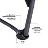 41AjFZdezbL._SL500_.jpg Uquip Chaise de Plage Sandy - Fauteuil Pliant et Confortable - Capacité de Charge 120 Kg