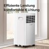 41DY9Vpk5BL._SL500_.jpg Comfee Climatiseur Mobile Portable 5000 BTU/H 1,4kW, 3-EN-1 Refroidisseur Déshumidificateur Ventilateur, Follow me,Télécommande, Pour pièces de 17㎡/50m³, MPPHA-05CRN7, chambre et studio, EEK A, R290