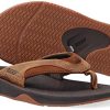41F4MYAgN-L._SL500_.jpg Reef Leather Fanning, Tongs Homme, Marron (Bronze BRZ)