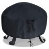 41JkZi88HL._SL500_.jpg Saking - Bâche ronde pour foyer à gaz - 127 x 61 cm - Imperméable - Coupe-vent et anti-UV - Robuste - Couvertures de table pour meubles de terrasse