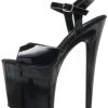 41KvUAnLyBL._SL500_.jpg Pleaser FLAMINGO-809, Sandales Plateforme Femme, Noir (Blk Pat/Blk)