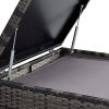 41MKRiQqs0L._SL500_.jpg TecTake Salon en rotin 4 Places Confortable Ensemble Lounge d’extérieur Salon de Jardin Meuble de Jardin – diverses Couleurs (Gris)
