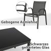 41MfDHl7vQS._SL500_.jpg Sekey Salon de Jardin 4 Places, Ensemble de Meubles de Jardin avec 1 Canapé 2 Fauteuils et 1 Table, Coussins Inclusns, Convient aux Patio, Balcon et Terrasse, Gris