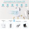 41O6NdyhqL._SL500_.jpg Climatiseur portable,Manwe Mini refroidisseur d'air 4 en 1,Oscillation à 90 °,4 Vitesses,2 Modes de pulvérisation,minuterie 2/4/6H,Pour chambre/bureau/VR