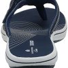 Clarks - Tongs Breeze Sea H Femme, Navy Synthetic
