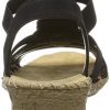 Rieker 61695-00, Sandales Bout fermé Femme, Noir