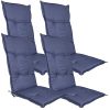 41WG3OaDIxL._SL500_.jpg Coussin à Dossier Haut pour Chaise Fauteuil de Jardin Lot de 4