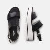 Nero Giardini P908322D Sandales Femme en Cuir - Noir