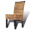 41dRhq-FydL._SL500_.jpg vidaXL 2X Chaise Salle à Manger Abaca Marron Chaise de Cuisine Chaise à Manger