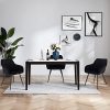 41dg9wtAjNL._SL500_.jpg WOLTU Lot de 2 Chaises de Salle à Manger avec accoudoirs, Chaise de Salon Structure en métal et Assise en Velours,Noir BH93sz-2