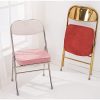 41fN4WBNeL._AC_.jpg Accueil Chaise Pliante, Chaise Rembourrée En Tissu Côtelé, Chaise De Salle À Manger, Chaise De Salle De Conférence, Chaise Pliante Stable (Color : Brown, Size : Golden legs)