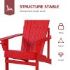 41fnGHKG24L._SL500_.jpg Outsunny Fauteuil de Jardin Adirondack Grand Confort Porte-gobelet intégré Bois de Sapin traité Peint Rouge