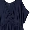 41gT6KRXkFL._SL500_.jpg Amazon Essentials Plus Size Surplice Maxi Dress Robe, Bleu Marine, XL Grande Taille