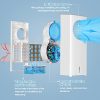 41hj5Ivc2wL._SL500_.jpg Climatiseur Mobile, 4 en 1 Refroidisseur d'Air, Ventilateur, Humidification, Purification, Conception sans Lame avec 3 Modes et 3 Vitesses, Équipé d'une Télécommande, 8H réglages de Synchronisation
