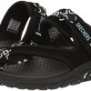41khhj-xr3L._SL500_.jpg Skechers Reggae-Zig Swag, Tongs Femme, Noir blanc, 36.5 EU