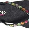 Skechers Meditation-Daisy Delight, Tongs Femme, Bleu (Navy)