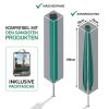 41ojHd8DGkL._SL500_.jpg PIETVOSS Housse de protection de luxe pour parasol - Séchoir à linge avec sac de rangement - Protection contre tous les temps - Housse de protection pour parasol déporté