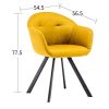 41sehfmLk2L._SL500_.jpg Marque Amazon - Movian Flow - Lot de 2 chaises de salle à manger, Jaune moutarde