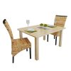 41vmYdrLmXL._SL500_.jpg vidaXL 2X Chaise Salle à Manger Abaca Marron Chaise de Cuisine Chaise à Manger