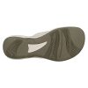 Clarks Brinkley Sea, Tongs Femme, Blanc (White Synthetic)